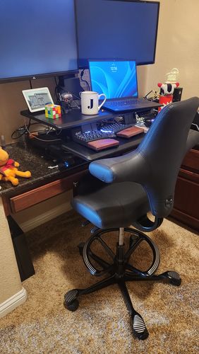 Customer photo review of Capisco Saddle