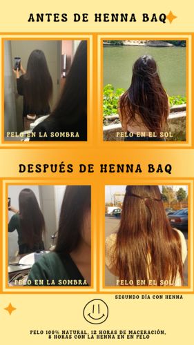 Customer photo review of Pack 3 Henna Jamila BAQ + Aceite + Infusión