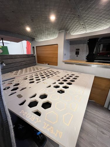Customer photo review of MobyOne Bettsystem für 2er Sitzbank inkl. Vanmade Matratze für VW T5-T6.1