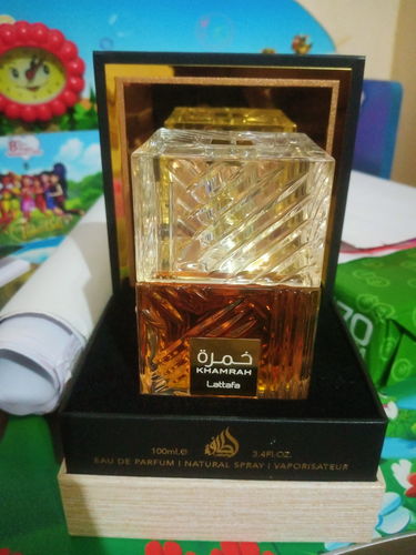 Customer photo review of Lattafa Khamrah Eau De Parfum For Unisex