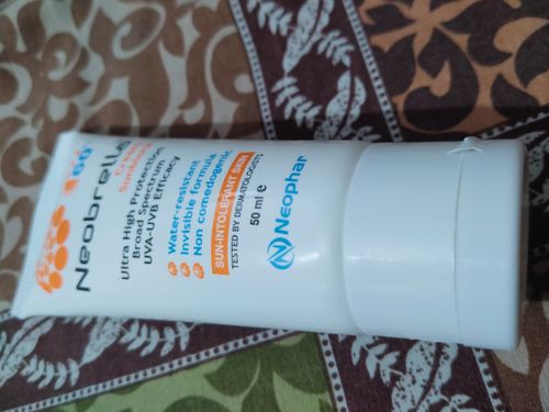 Customer photo review of NEOBRELLA SPF 60 SUNBLOCK CREAM