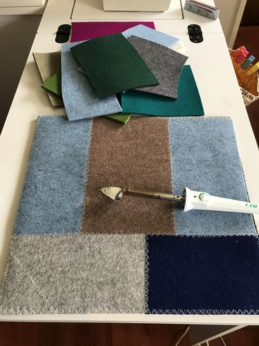 Customer photo review of 100% Wool Designer Felt Scrap Bag - 1LB Bag - FINAL SALE