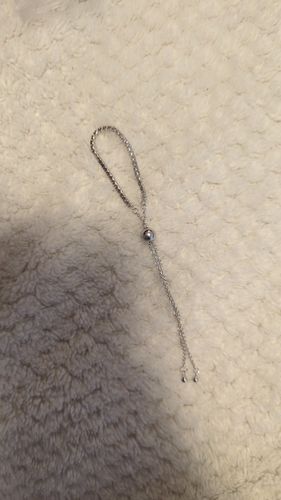 Customer photo review of CHAIRA 14K GOLD PLATED CUBIC ZIRCONIA CLASSIC TENNIS BRACELET