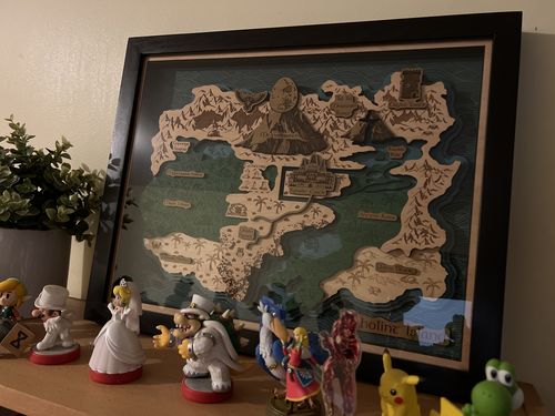 Customer photo review of KOHOLINT ISLAND 3D MAP