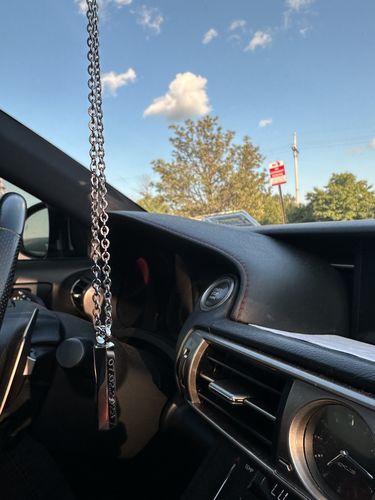 Customer photo review of Modern Urn Pendant