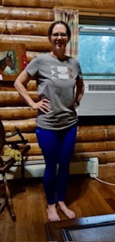 Customer photo review of Patented Anne CORETECH® sports recovery/performance / Postpartum Compression Leggings (with pocket)