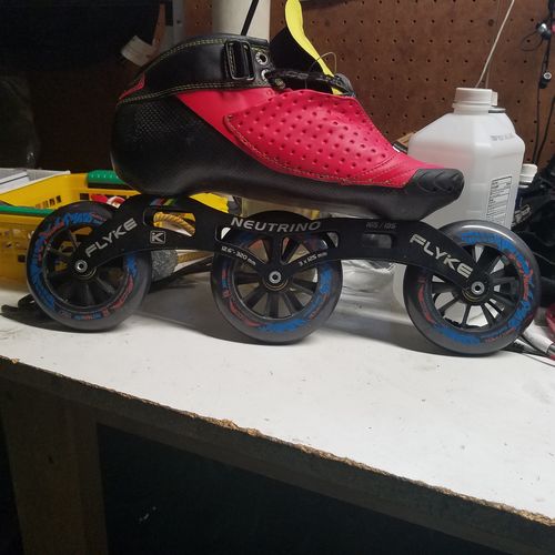 Customer photo review of MPC Storm Surge Wet Weather Inline Skate Wheel 87A