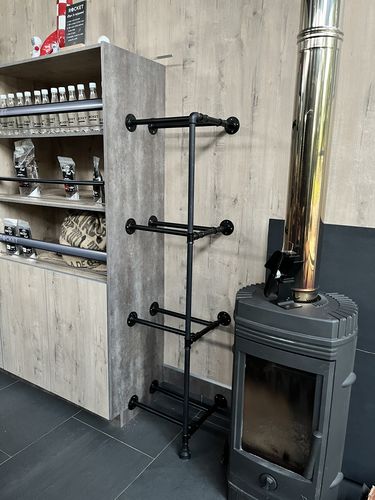 Customer photo review of Black cast iron floor flange 4-hole