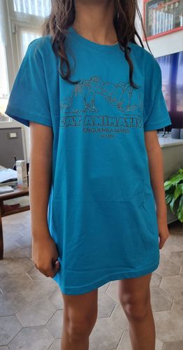 Customer photo review of T-shirt Cat Animation • Edizione Limitata