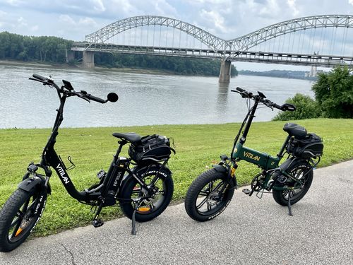 Customer photo review of U7 Step-thru Foldable Fat Tire Electric Bike