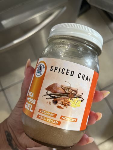 Customer photo review of Spiced Chai Sea moss gel