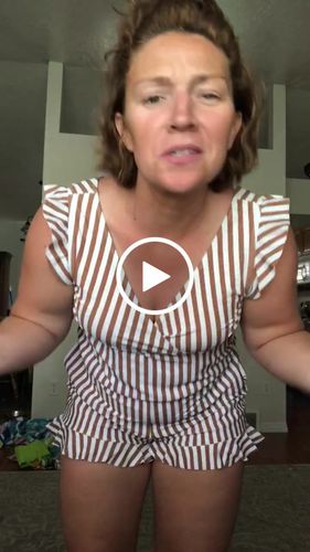 Customer video review of ginger swim romper