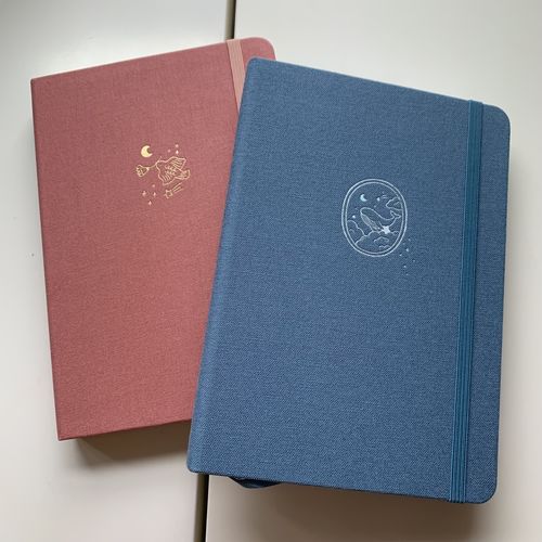 Customer photo review of Tsuki ‘Suzume’ Limited Edition Bullet Journal ☾