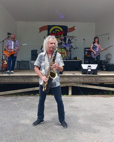 Customer photo review of Men's Short Sleeve Striped Printed Retro Cotton Shirt