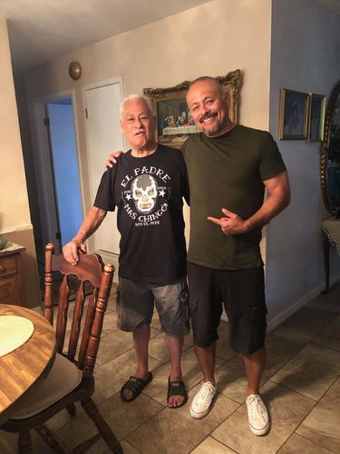 Customer photo review of El Padre Mas Chingon OG T-Shirt