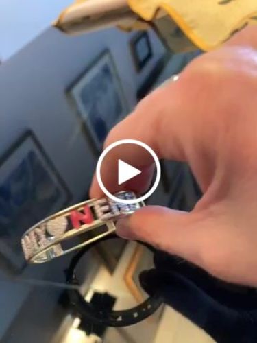 Customer video review of Bracciale Nome Manetta