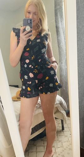 Customer photo review of ginger swim romper