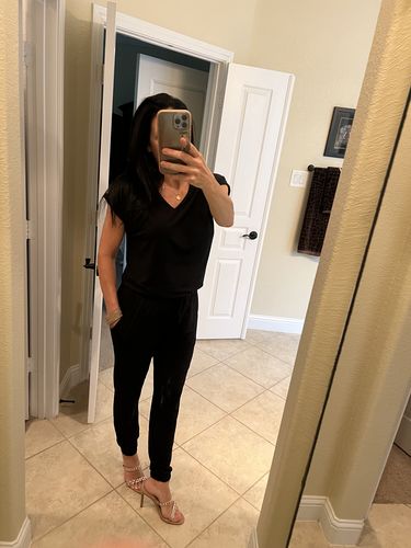 Customer photo review of Brigitte Brianna Street Joggers