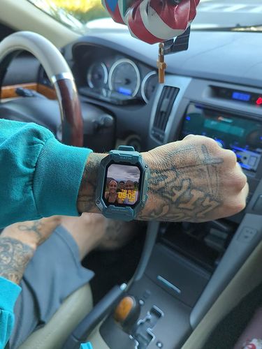 Customer photo review of WatchSync™ | Wasserdichte TITAN Smartwatch