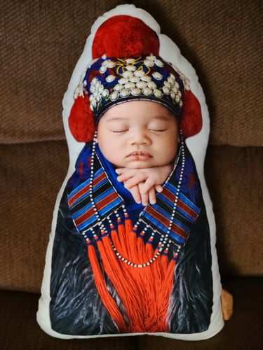 Customer photo review of Photo Birth Pillow