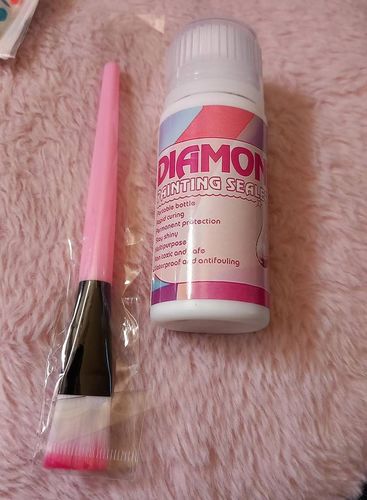 Customer photo review of Diamond Painting Accessoires Versiegelung + Pinsel