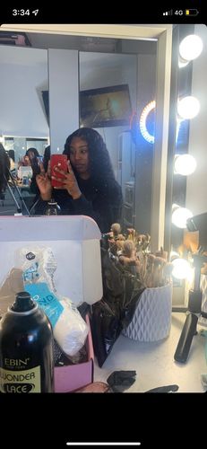 Customer photo review of Melting! Glueless Deep Wave Swiss HD Undetectable Lace 5x5 HD Lace Closure Wig