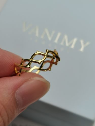 Customer photo review of Crown of Thorns Ring