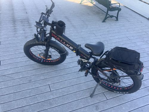 Customer photo review of 2023 Wallke X3 Pro 750W (peak 1400W+)||Battery 48V 20AH/16AH, Full Folding Fat Tire Electric Bicycle