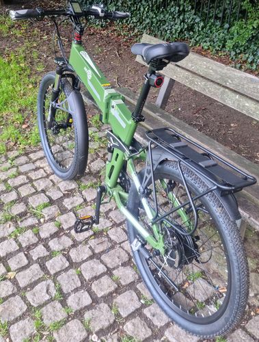Customer photo review of Bezior X500 Pro Electric Mountain Folding Bike
