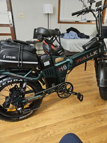 Customer photo review of Wallke H6 Dual Battery Folding Electric Bike