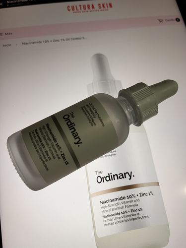 Customer photo review of Niacinamide 10% + Zinc 1% Oil Control Serum