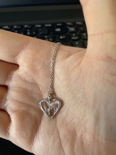 Customer photo review of BERGMENSCH® Bergverliebt Halskette 925 Sterling Silber