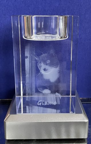 Customer photo review of Telysholder i krystall.