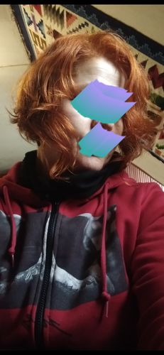 Reseña con foto de un cliente sobre Henna Jamila Hair