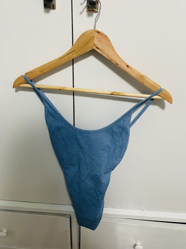 Customer photo review of Cloudless Bodysuit - Pure Sky