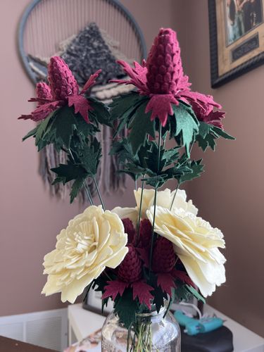 Customer photo review of Premium Wool Blend Craft Felt By Yard