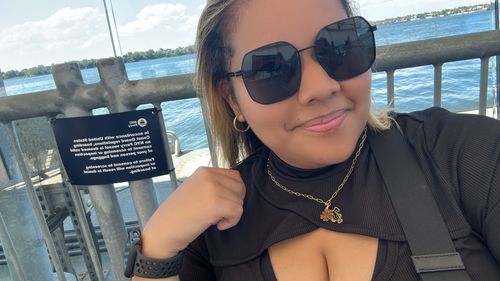 Customer photo review of Black Bulls Necklace