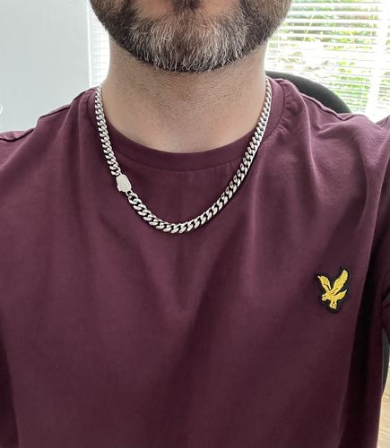 Customer photo review of Cuban (Silver) 8mm