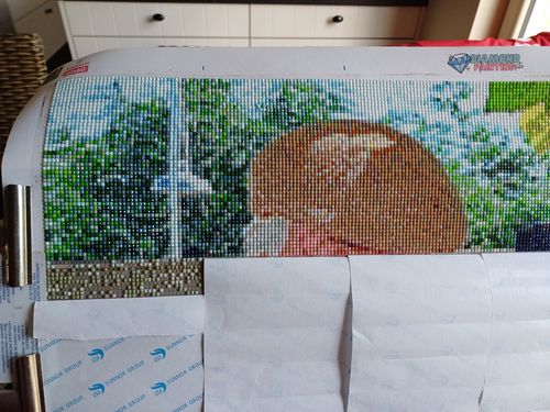 Customer photo review of Diamond Painting Eigen Foto - Snelle Levering