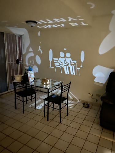 Customer photo review of Proyector Romántico