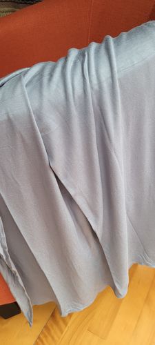 Customer photo review of Premium Jersey Hijab - Sky Blue