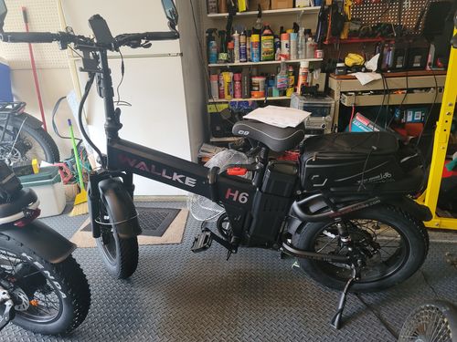 Customer photo review of Wallke H6 Dual Battery Step-Thru Folding Electric Bike