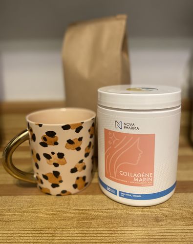Customer photo review of Nova Pharma - Collagène Marin + Acide Hyaluronique 390g
