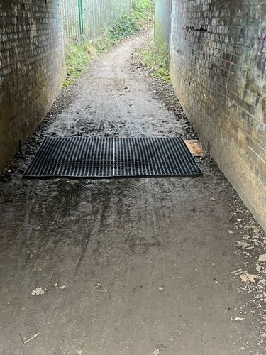 Customer photo review of Premium Rubber Grass Mats By Rubber Co