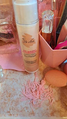 Customer photo review of Soin hydratant autobronzant visage