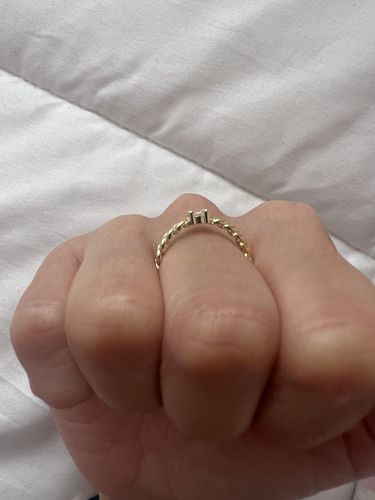 Customer photo review of ANILLO DIAMOND BAÑO DE ORO