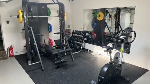 Customer photo review of DarkStar | SET mit B2 LegMaster & 70kg Bumper Plates