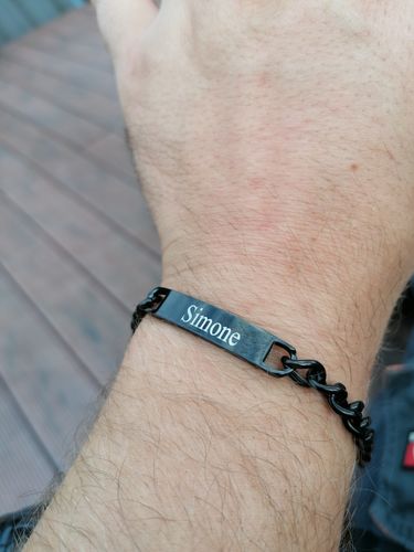 Customer photo review of Partnerarmbänder mit Gravur