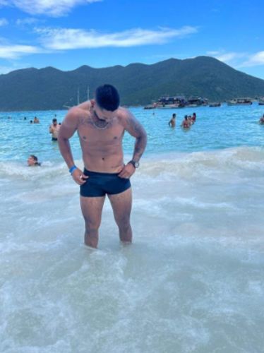 Customer photo review of Sunga Preta Masculina Lisa Boxer Premium