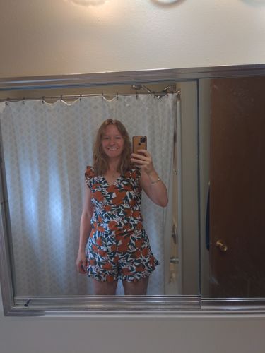 Customer photo review of ginger swim romper